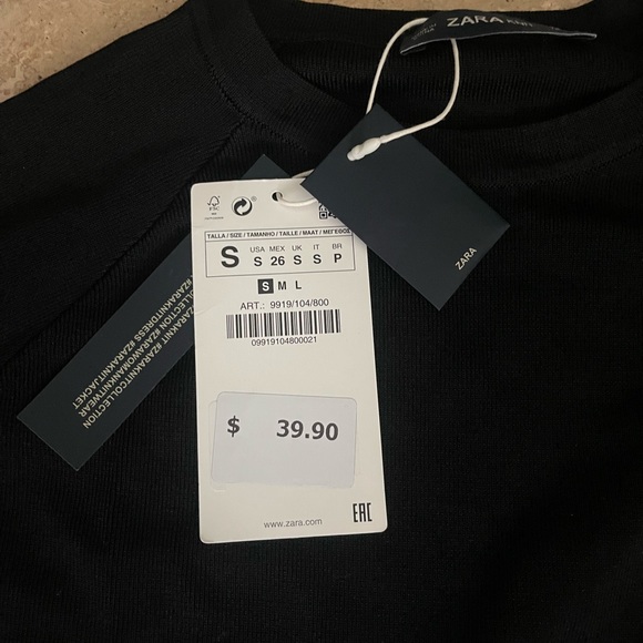 New Zara black sweater, size S - Picture 3 of 4